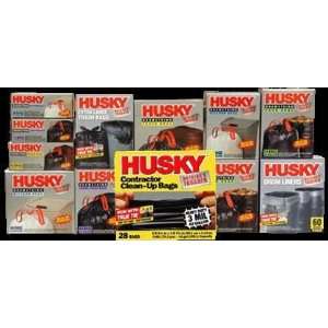  Poly America 45G Black 14 Count Husky Contractor Bag 