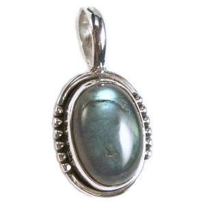   Labradorite Sterling Silver Pendant Artisan Made Fair Trade: Jewelry