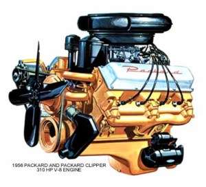 1956 PACKARD & PACKARD CLIPPER ~ V8 ENGINE (MAGNET)  