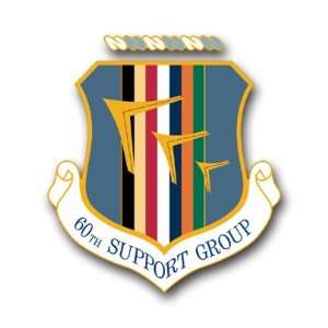  US Air Force 60th Support Group Decal Sticker 5.5 