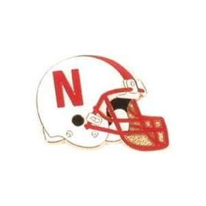  University of Nebraska Football Helmet Pin Sports 