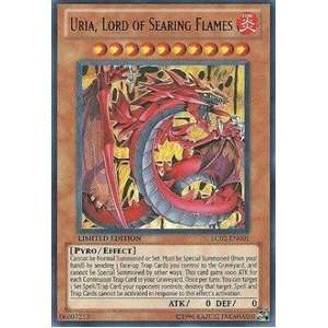   Card Uria, Lord of Searing Flames LC02 EN001 Ultra Rare Toys & Games