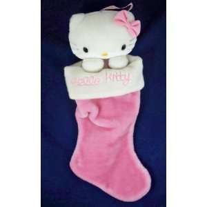  Hello Kitty Plush Pink Christmas Stocking 