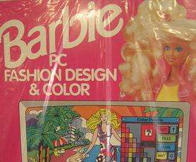 Barbie: PC Fashion Design & Color CD coloring pages!  