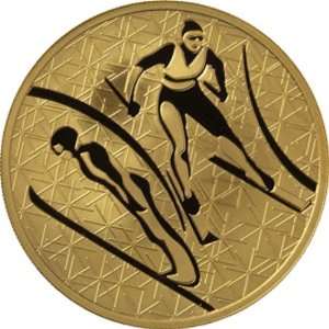  Russia  2010  1 Oz Gold   Olympic Games  Nordic Combinated 