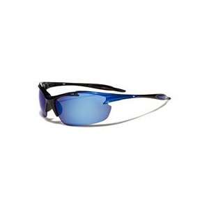 Xloop Blue Sports Wrap Baseball Running Cycling Super Light Sunglasses