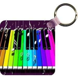  Multi Colored Keyboard Art Key Chain   Ideal Gift for all 