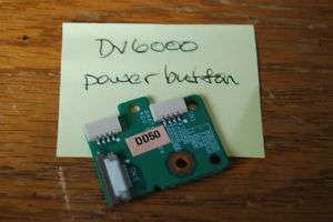 DV6000 power button adapter board on off switch w/ clip  