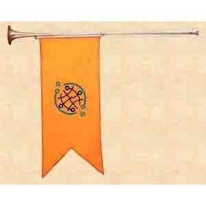  Massive 102 cm Herald Bugle (Flag Holder). Longest in the 