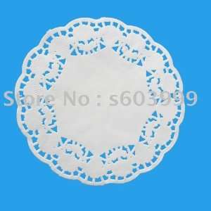  8inch round white paper doilies paper doyleys: Arts 