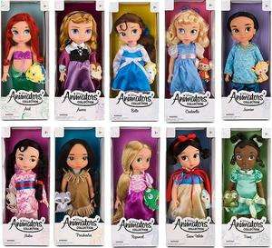   Animator Toddler Doll Belle Rapunzel Snow White Set 10 Animators
