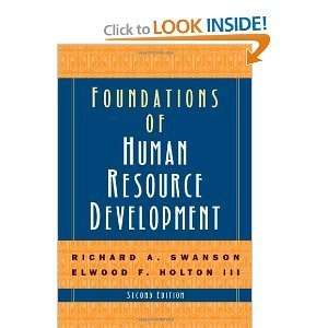  Foundations of Human Resource Development byHolton Holton Books