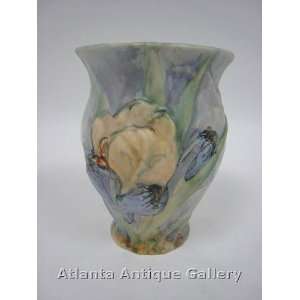  Weller Silvertone Iris Vase