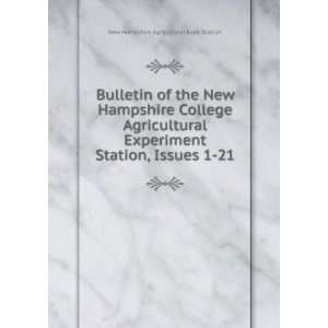  Bulletin of the New Hampshire College Agricultural 