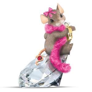   Charming Tails Diamond Dreamer Maxine Mouse Figurine: Home & Kitchen
