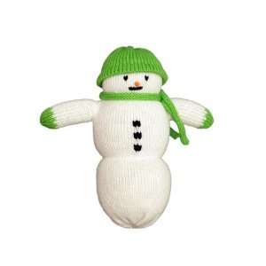  personalized snowman doll green hat Toys & Games
