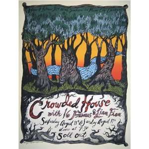  Crowded House 2007 Silkscreen Concert Poster Everything 