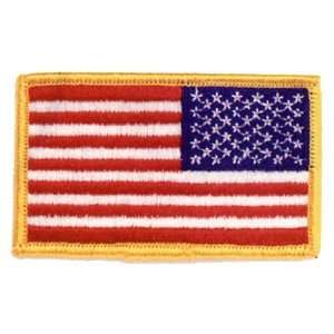  REVERSE BACKWARDS USA American Flag Uniform Shirt Shoulder 