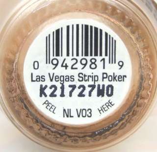 OPI Nail Polish Lacquer Las Vegas Strip Poker Shiny NEW 09429819 