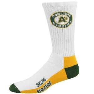  MLB Oakland Athletics White (506) 10 13 Tall Socks: Sports 