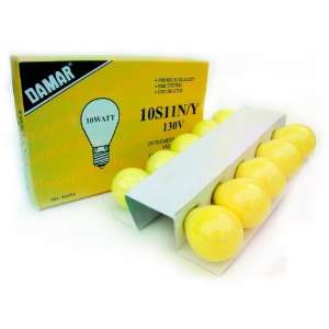   Color Light Bulb E17 Intermediate Base 130V (4/pack)