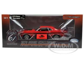 1970 DODGE CHALLENGER R/T RED FE5 40TH ANNIVER 1:24  