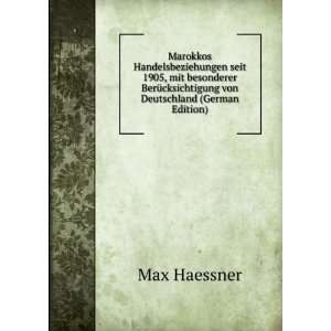   von Deutschland (German Edition) (9785876176530) Max Haessner Books