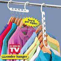 Box Of 8 Wonder Clothes Hangers Lot Closet Organizer  