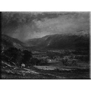   Valley 30x22 Streched Canvas Art by Inness, George