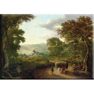   Hills 16x11 Streched Canvas Art by Inness, George