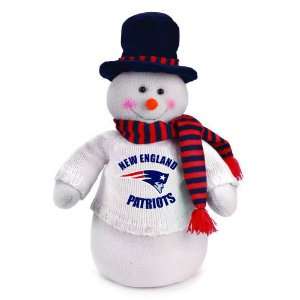  18 NFL New England Patriots Snowman Decoration Dressed 