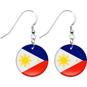 Philippines Flag Earrings