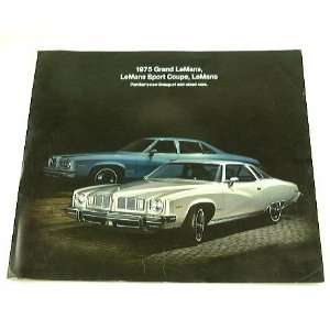  1975 75 Pontiac LeMANS BROCHURE Grand Sport: Everything 