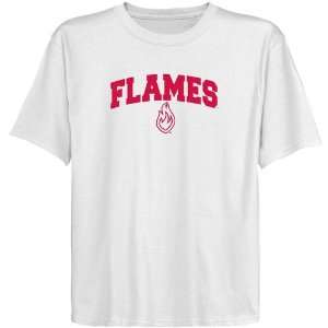  UIC Flames Youth White Logo Arch T shirt  Sports 