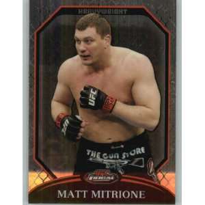  2011 Topps Finest UFC #86 Matt Mitrione   Mixed Martial 