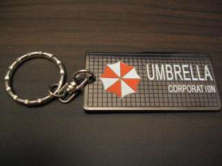 Resident Evil Umbrella Corp. Keychain Capcom keyring  