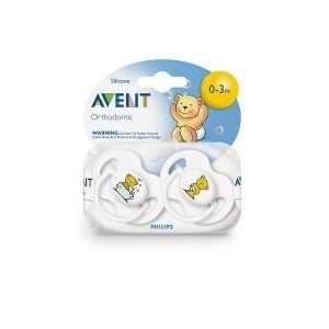  Avent Bear Pacifiers   Newborn Pacifiers (0 3 mo)   Pack 