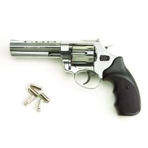  Viper Blank Gun 4.5 Barrel 9mm Revolver Nickel Sports 