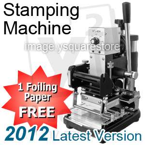   Card Leather Hot Foil Stamping Machine /Tipper +1 Free Foil UK  