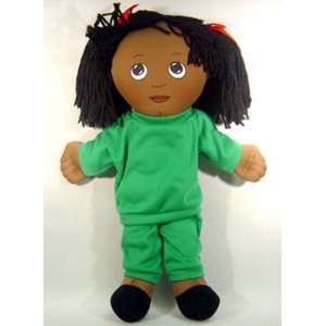  6 Pack CHILDRENS FACTORY DOLLS BLACK GIRL DOLL SWEAT SUIT 