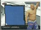 2011 UFC Topps Finest Chuck Liddell /8 Octafractor Jumbo Mat Ruby 2 