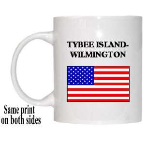  US Flag   Tybee Island Wilmington, Georgia (GA) Mug 