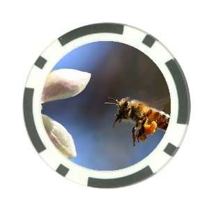 Honey Bee Poker Chip Card Guard Great Gift Idea