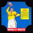 1950 Bread For Health Otto Graham RC Finest Known Label