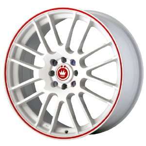  Konig Twilite White with Red Stripe Wheel (17x7/4x100mm 