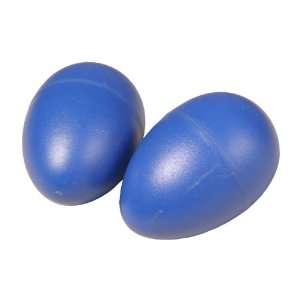  Egg Shakers, Plastic Pair Blue: Musical Instruments
