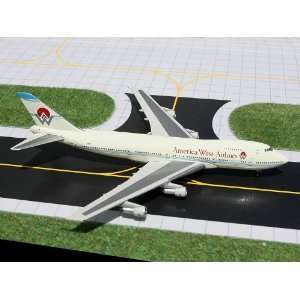    Gemini Jets America West B747 200 1400 Scale Toys & Games