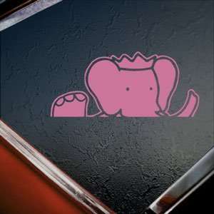 Babar ELEPHANT Pink Decal Car Truck Bumper Window Pink Sticker