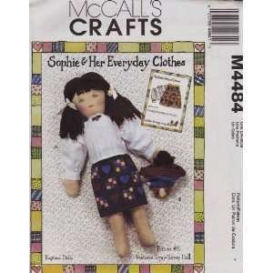   Crafts M4484 ~ Sophie (Topsy Turvey Doll) & Clothing 