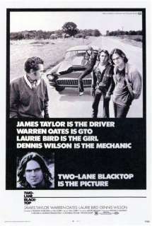 Two Lane Blacktop 27 x 40 Movie Poster, James Taylor  